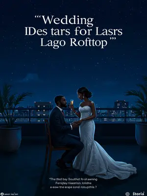Wedding Dress Tears for Lagos Rooftop
