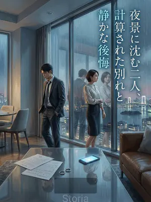 夜景に沈む二人、計算された別れと静かな後悔