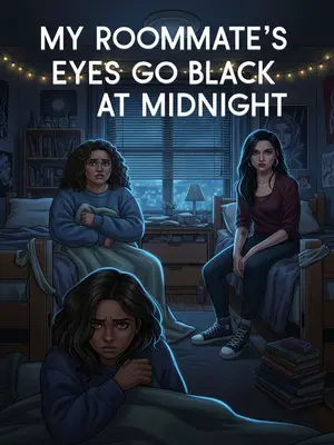 My Roommate’s Eyes Go Black at Midnight