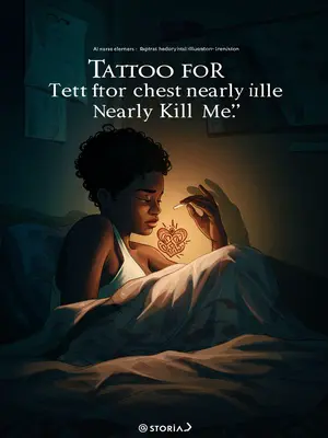 Tattoo for Her Chest Nearly Kill Me