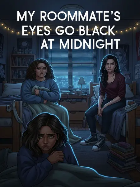 My Roommate’s Eyes Go Black at Midnight